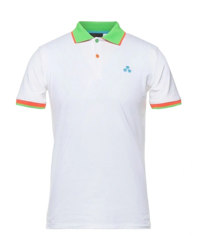 Peuterey Polo Shirts In White