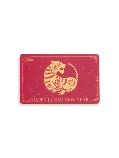 Saks Fifth Avenue Lunar New Year Gift Card