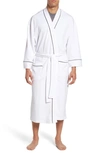 Majestic Waffle Knit Robe In White