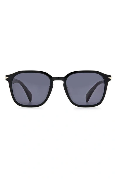 Rag & Bone 52mm Square Sunglasses In Black / Grey