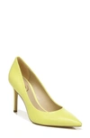 Sam Edelman Hazel Pointed Toe Pump In Butter Yellow