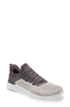 Apl Athletic Propulsion Labs Techloom Tracer Knit Training Shoe In Asteroid / Clay / White