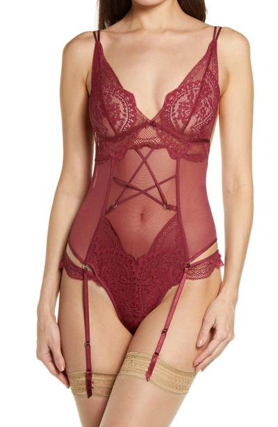 hunkemöller garter belt Hunkemöller Garter Belt 'Emmeline' in Red