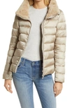 Save The Duck Mei Puffer Jacket In Shell Beige