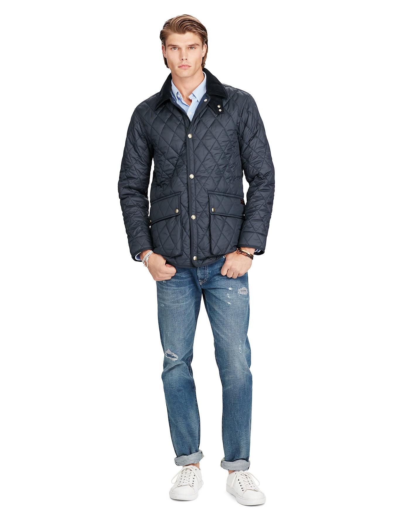 ralph lauren diamond quilted jacket