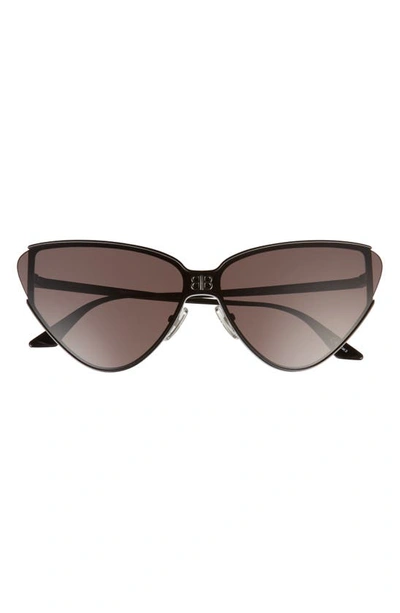 Balenciaga Cat Eye Sunglasses In Black / Grey