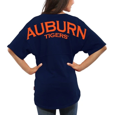 Spirit Jersey Navy Auburn Tigers  Oversized T-shirt