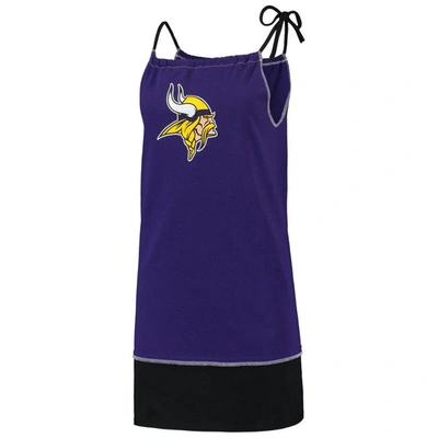 Refried Apparel Purple Minnesota Vikings Sustainable Vintage Tank Dress