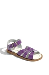 Salt Water Sandals By Hoy Kids' Original Sandal In Shiny Purple