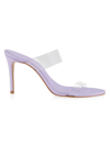 Schutz Ariella Vinyl Sandal In Smoky Grape