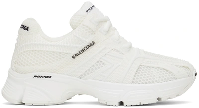 Balenciaga Women's Phantom Low Top Sneakers In White