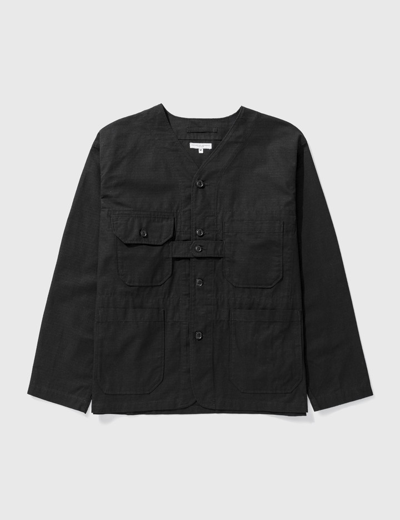 Engineered Garments Cotton-twill Field Jacket In Black
