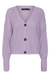 Vero Moda Lea Cardigan In Lilac