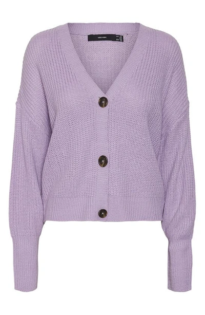 Vero Moda Lea Cardigan In Lilac