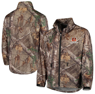 Dunbrooke Realtree Camo Cincinnati Bengals Circle Sportsman Waterproof Packable Full-zip Jacket