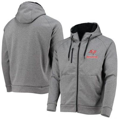 Dunbrooke Charcoal Tampa Bay Buccaneers Shag Tri-blend Full-zip Raglan Hoodie