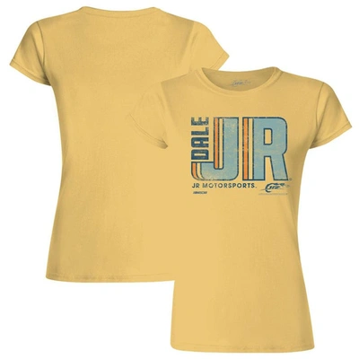 Jr Motorsports Official Team Apparel Yellow Dale Earnhardt Jr. Name & Number T-shirt