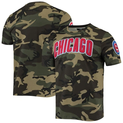 Pro Standard Men's  Camo Chicago Cubs Team T-shirt