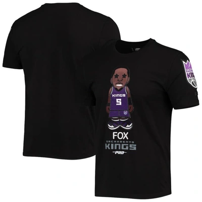 Pro Standard Men's  De'aaron Fox Black Sacramento Kings Caricature T-shirt