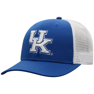 Top Of The World Men's  Royal, White Kentucky Wildcats Trucker Snapback Hat In Royal,white