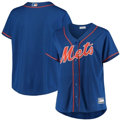 Profile Royal New York Mets Plus Size Alternate Replica Team Jersey