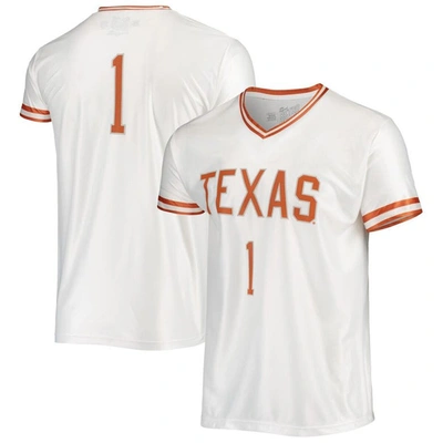 Retro Brand Original  White Texas Longhorns Basketball Jersey