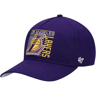 47 ' Purple Los Angeles Lakers Reflex Hitch Snapback Hat