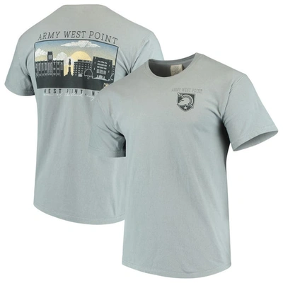 Image One Gray Army Black Knights Team Comfort Colors Campus Scenery T-shirt