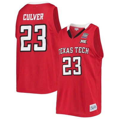 Retro Brand Original  Jarrett Culver Red Texas Tech Red Raiders Alumni Commemorative Replica Basketba