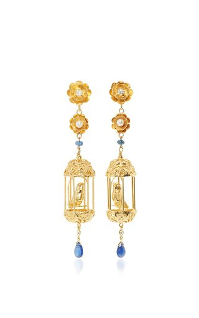 Of Rare Origin Exclusive Gold Aviary Classic Earrings