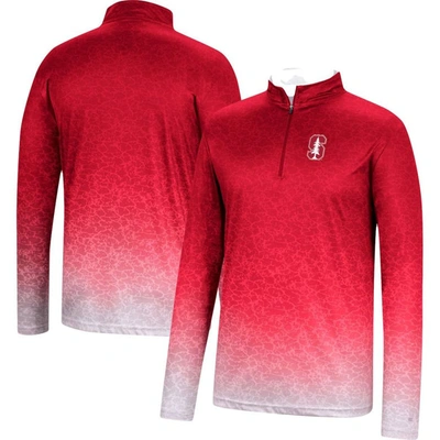 Colosseum Cardinal Stanford Cardinal Walter Quarter-zip Windshirt