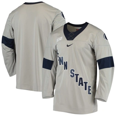 Nike Gray Penn State Nittany Lions Replica Hockey Jersey
