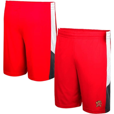 Colosseum Red Maryland Terrapins Very Thorough Shorts