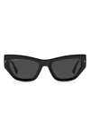 Dsquared2 54mm Cat Eye Sunglasses In Black / Grey