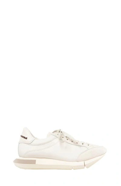 Paloma Barceló Lisieux Sneaker In White/ Gesso-taupe