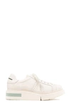 Paloma Barceló Agen Sneaker In White/ Gesso-jadite