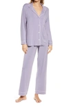 Eberjey Gisele Pajamas In Delphinium/ Ivory