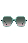 Isabel Marant Square Sunglasses In Green / Pink