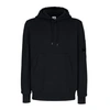 C.p. Company Diagonal Raised Fleece Hoodie Total Eclipse In Black