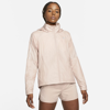 Nike Shield Women's Running Jacket In Pink Oxford,pink Oxford