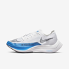 Nike Zoomx Vaporfly Next% 2 Mesh Running Sneakers In White/photo Blue/black