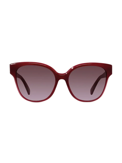 Celine 58mm gradient cat eye sunglasses CELINE EYEWEAR Triomphe cat-eye acetate sunglasses | NET-A  main image 4