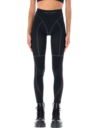 Heron Preston Black Nylon Sports Leggings Heron Preston