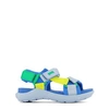 Camper Kids' Colour-block Touch-strap Sandals In Blue