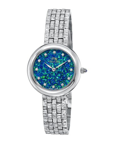 Porsamo Bleu Women's Charlize Stainless Steel Bracelet Watch 1111achs In Grey