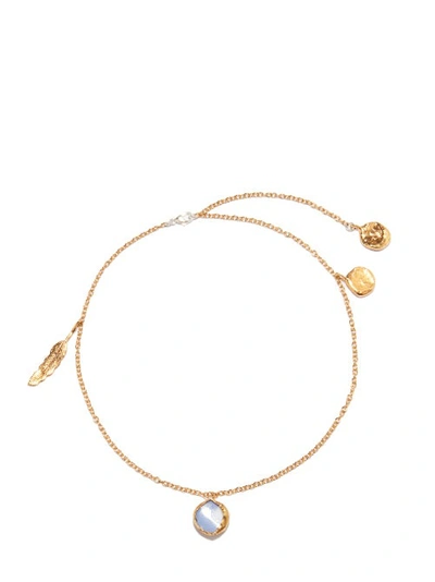 Nick Fouquet Uzair Engraved-charm Chain Bracelet In Gold