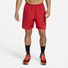 Nike Men's Stride Dri-fit 7" 2-in-1 Running Shorts In Red