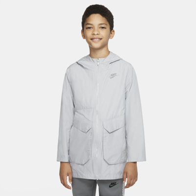 Nike Sportswear Kids Pack Utility Big Kids' (boys') Jacket In Grey