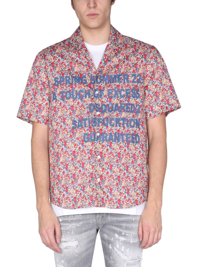 Dsquared2 "bowling" Shirt In Multicolor