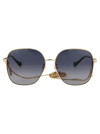 Gucci Gg1089sa Sunglasses In Gold